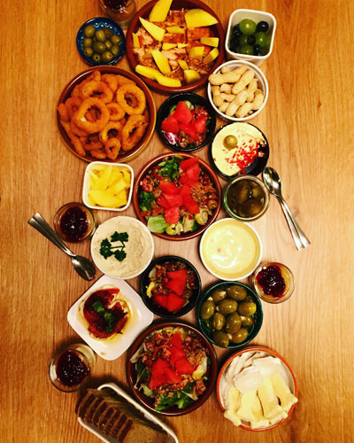 chefmock lebensmittel vorbereitet