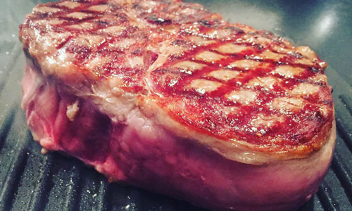 chefmock steak gegrillt