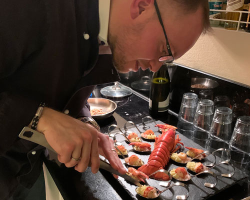 chefmock vorbereitung languste
